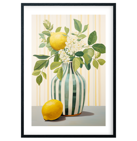 Lemons in Vase