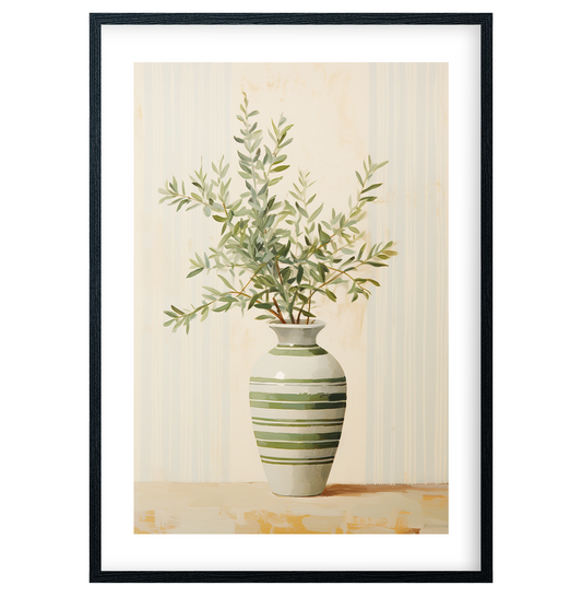 Olive Branches in Vase